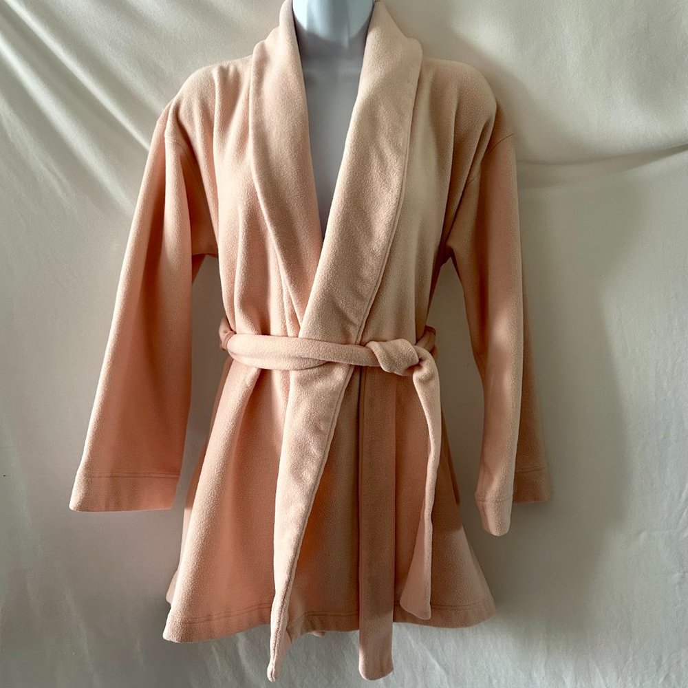 Gap Body Peach Velour Robe Size S/P